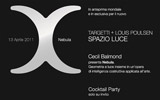 Cecil Balmond / Nebula - installazione e allestimento espositivo per prodotti LOUIS POULSEN | Inaugurazione showroom TARGETTI a Milano - via Lodovico il Moro 25/27 / 13 aprile 2011