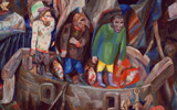 Una delle opere presenti alla mostra «L'Avanguardia Russa, La Siberia e l'Oriente. Kandinsky, Malevic, Filonov, Goncarova» | Firenze, Palazzo Strozzi, Piazza Strozzi, > 19 gennaio 2014