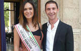 Luciano Barachini main sponsor calzature a Miss Italia 2012 | Marco Barachini e Diletta Innocenti Fagni - Miss Ragazza in Gambissima 2012, Montecatini Terme, 9 - 10 settembre 2012