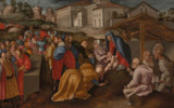 Una delle opere esposte alla mostra <em>Pontormo e Rosso Fiorentino. Divergenti vie della Maniera</em> in corso a Palazzo Strozzi a Firenze fino al 20 luglio 2014