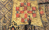 Carta da gioco: la nave<br>Italia, seconda metà del XV secolo<br>Miniatura su pergamena<br>Parigi, Musée de Cluny