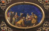 Da Jacopo Bassano<br>Adorazione dei Magi<br>seconda metà del XVI secolo<br>olio su lapislazzuli<br>Milano, Collezione Giulini