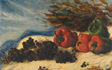 Giorgio De Chirico  (Volos, Tessaglia 1888-Roma 1978), Natura morta, 1930 circa | olio su tela, Firenze, Galleria d'arte moderna di Palazzo Pitti